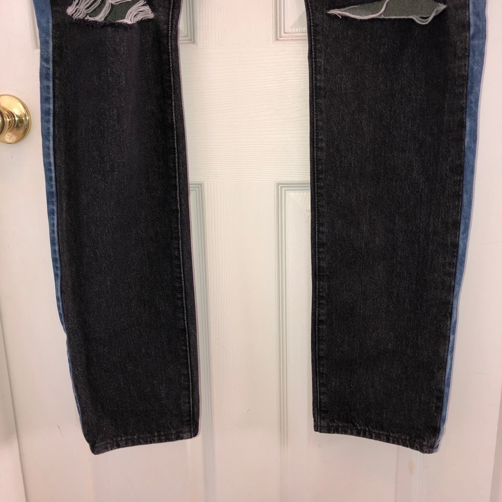 NWT LEVIS Lo-Ball Stack BLACK DENIM Jeans Sz 40 - Picture 5 of 11